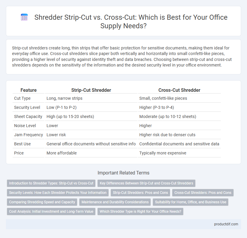 Shredder Strip-Cut vs. Cross-Cut: Which is Best for Your Office Supply Needs?