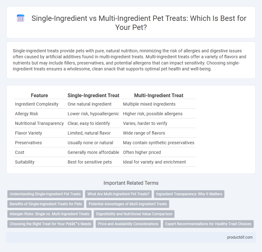 Single-Ingredient vs Multi-Ingredient Pet Treats: Which Is Best for Your Pet?