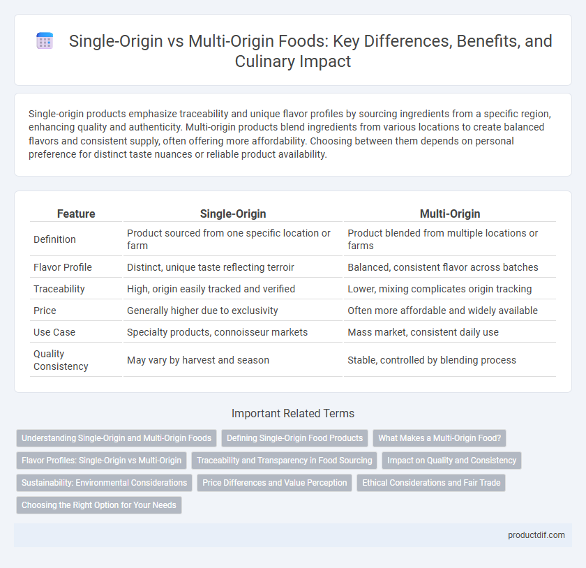 Single-Origin vs Multi-Origin Foods: Key Differences, Benefits, and Culinary Impact