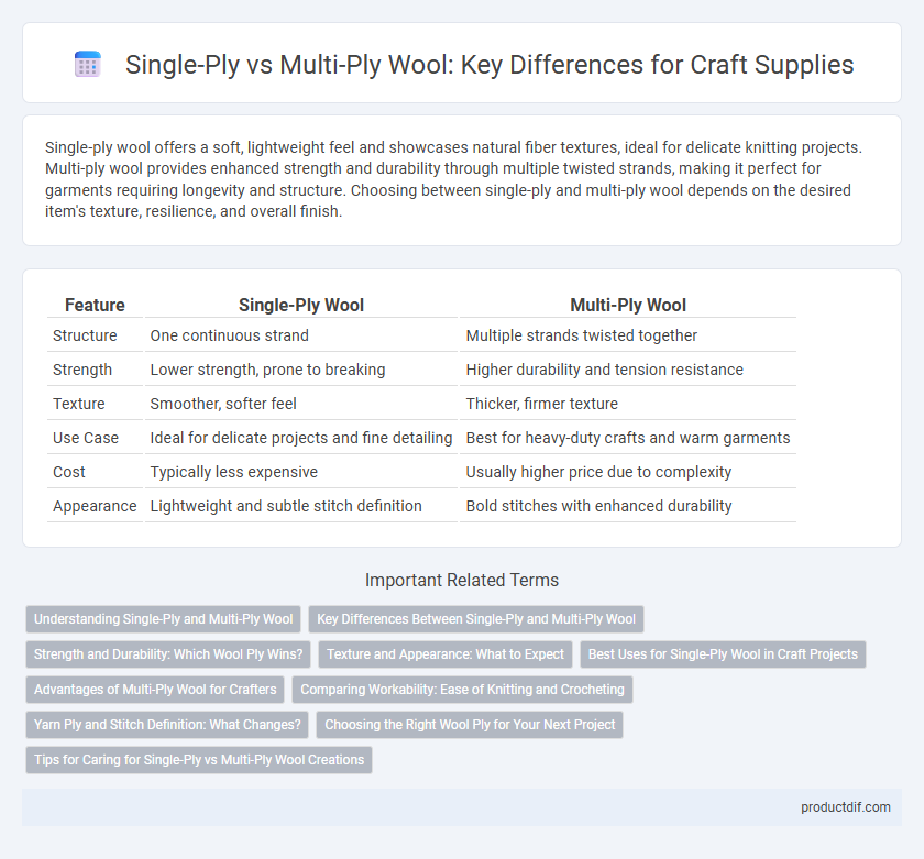 Single-Ply vs Multi-Ply Wool: Key Differences for Craft Supplies