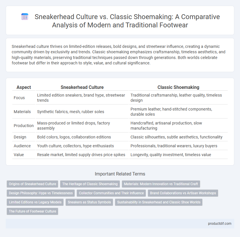 Sneakerhead Culture vs. Classic Shoemaking: A Comparative Analysis of Modern and Traditional Footwear