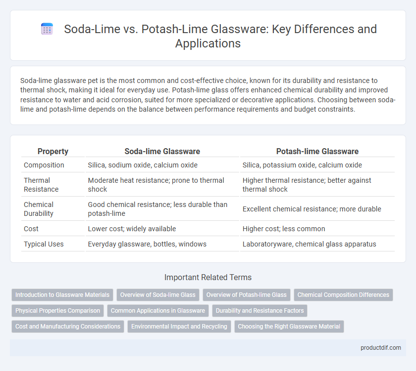 Soda-Lime vs. Potash-Lime Glassware: Key Differences and Applications