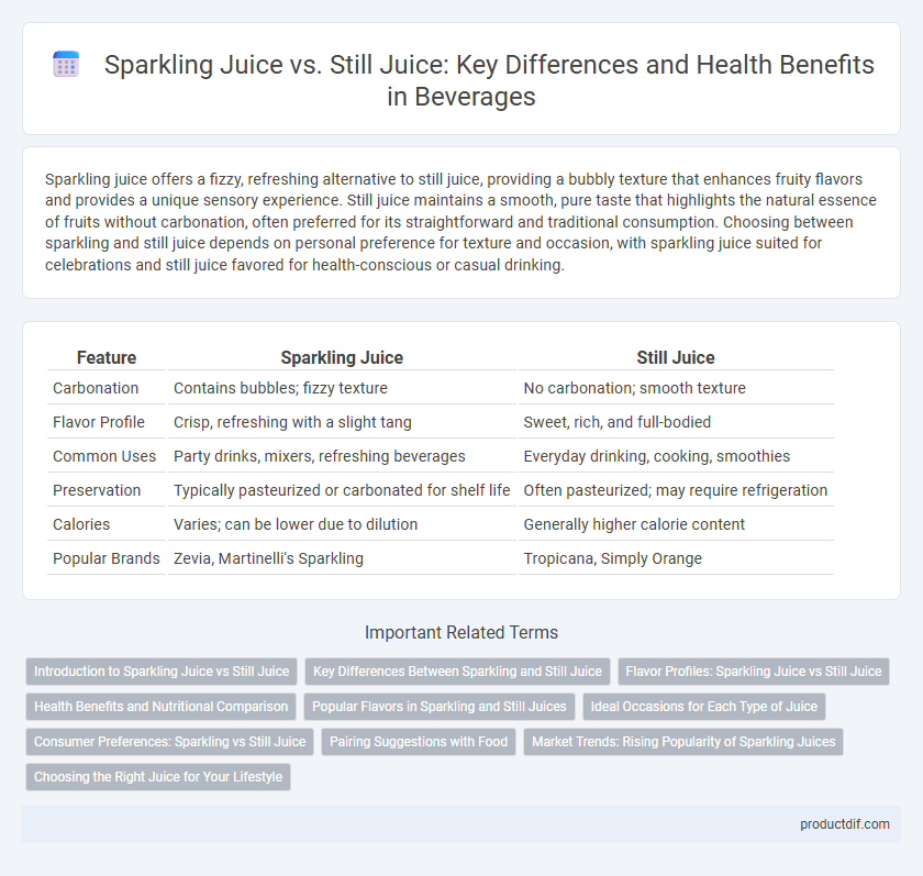 Sparkling Juice vs. Still Juice: Key Differences and Health Benefits in Beverages