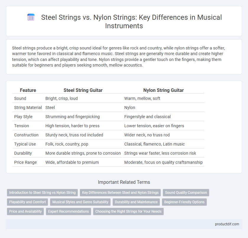 Steel Strings vs. Nylon Strings: Key Differences in Musical Instruments