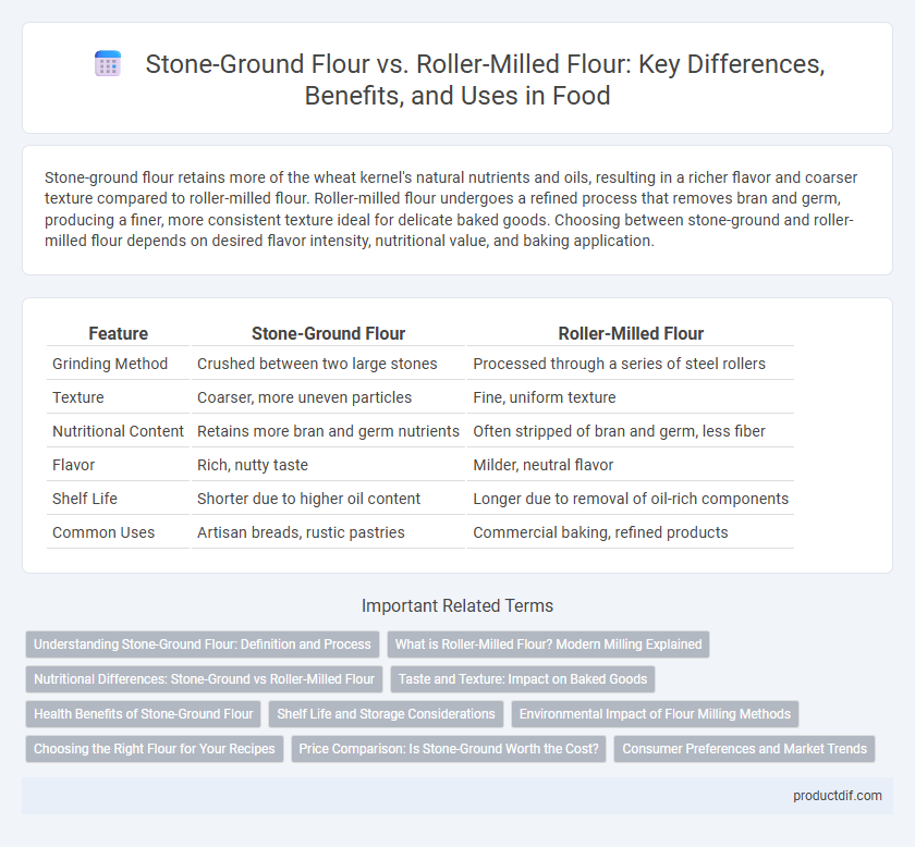 Stone-Ground Flour vs. Roller-Milled Flour: Key Differences, Benefits, and Uses in Food