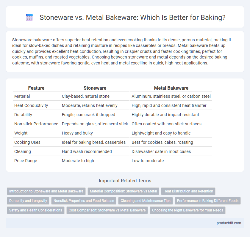Stoneware vs. Metal Bakeware: Which Is Better for Baking?