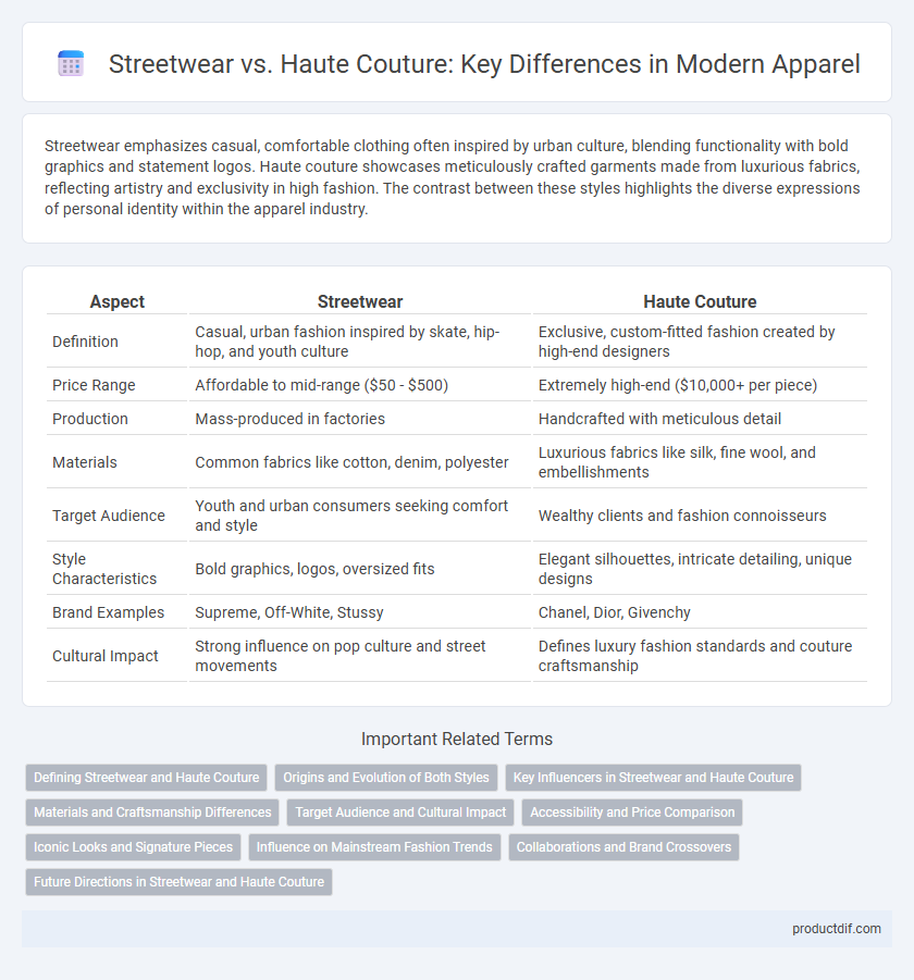 Streetwear vs. Haute Couture: Key Differences in Modern Apparel