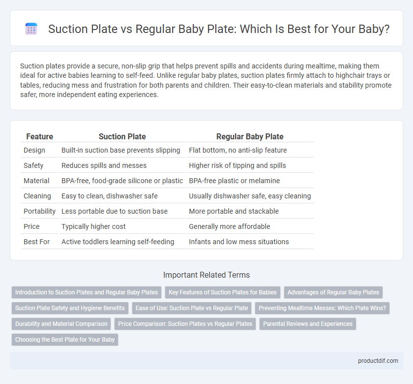 Suction Plate vs Regular Baby Plate: Which Is Best for Your Baby?