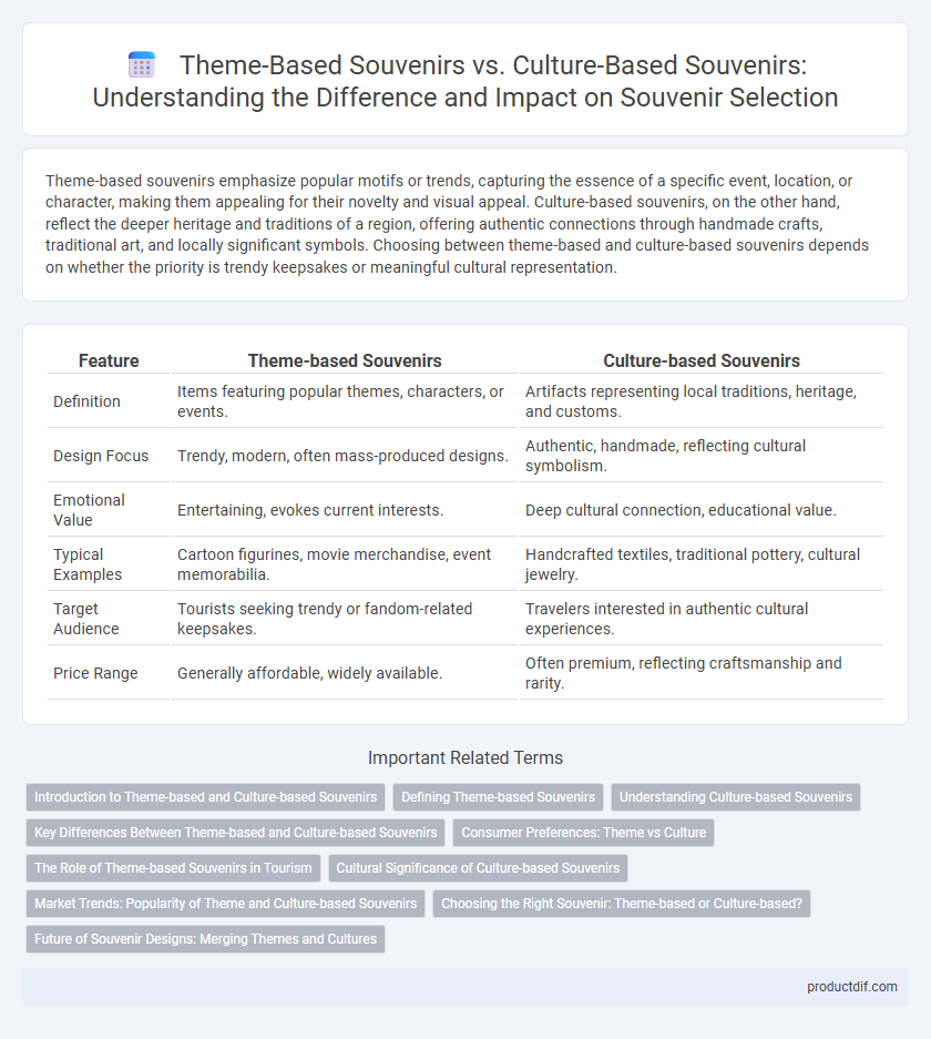 Theme-Based Souvenirs vs. Culture-Based Souvenirs: Understanding the Difference and Impact on Souvenir Selection