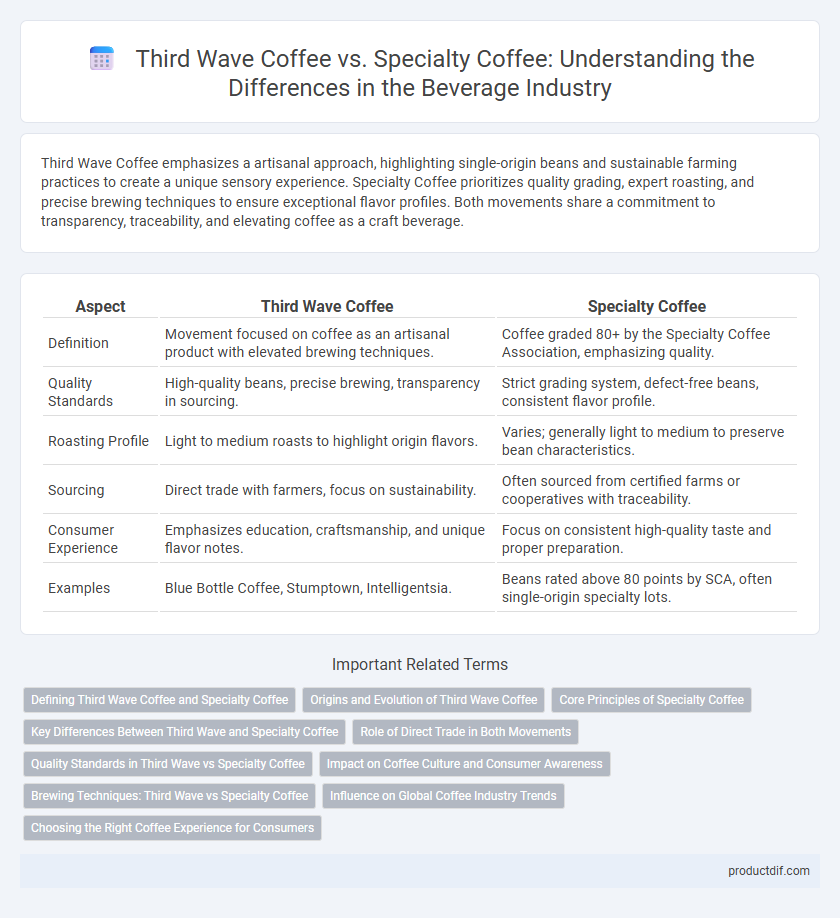 Third Wave Coffee vs. Specialty Coffee: Understanding the Differences in the Beverage Industry