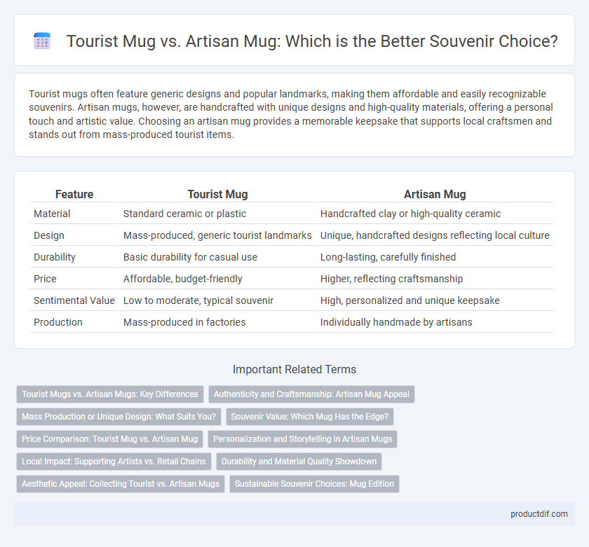 Tourist Mug vs. Artisan Mug: Which is the Better Souvenir Choice?