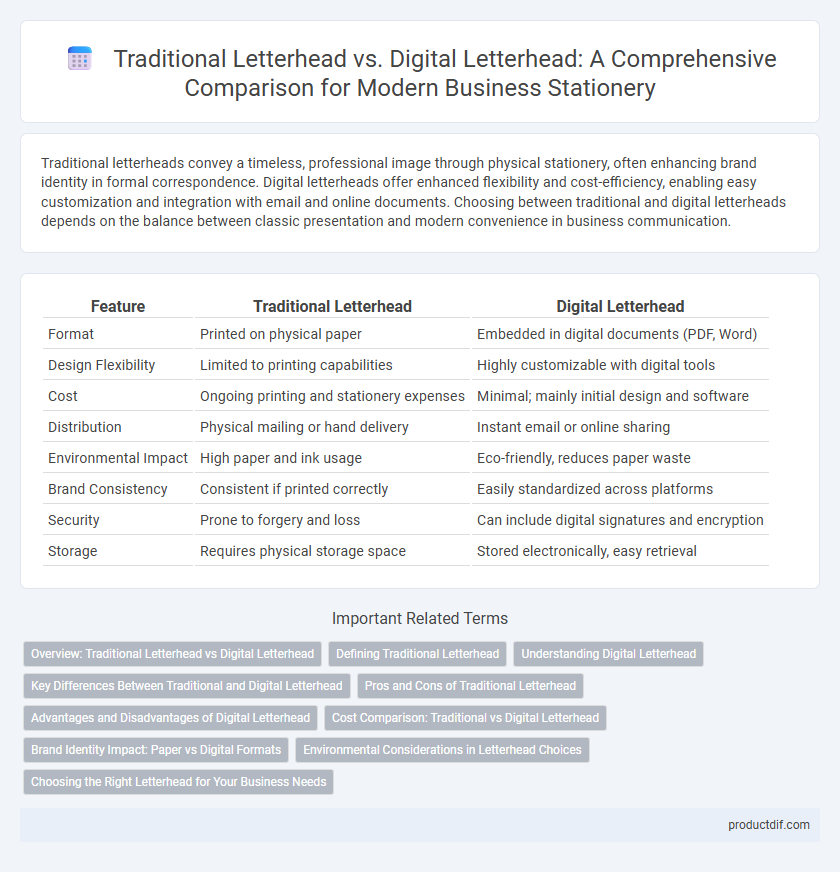 Traditional Letterhead vs. Digital Letterhead: A Comprehensive Comparison for Modern Business Stationery