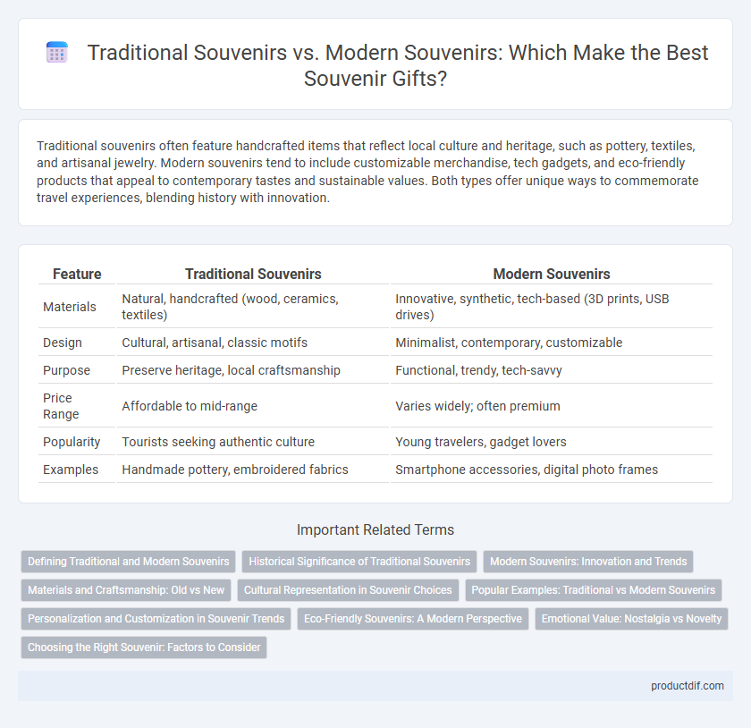 Traditional Souvenirs vs. Modern Souvenirs: Which Make the Best Souvenir Gifts?