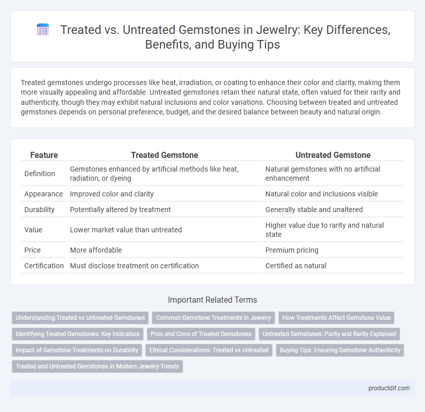 Treated vs. Untreated Gemstones in Jewelry: Key Differences, Benefits, and Buying Tips