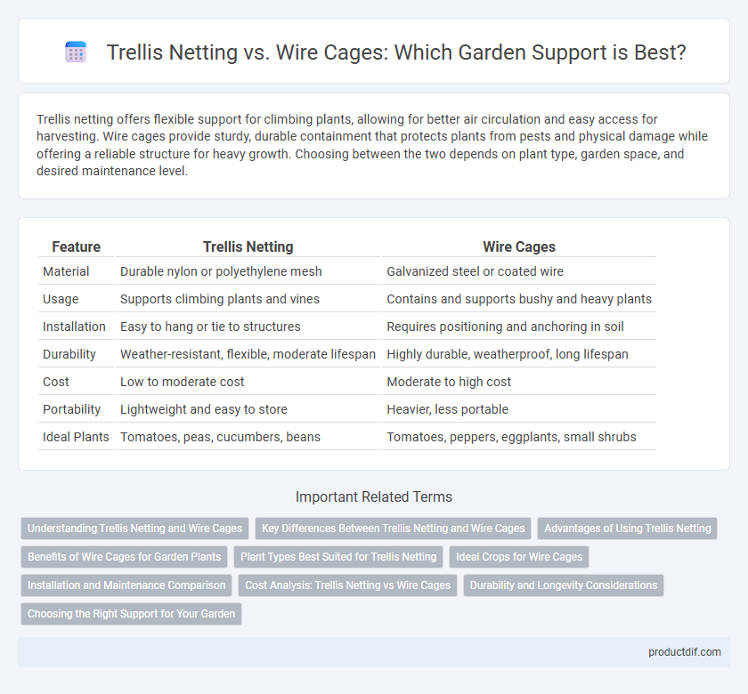 Trellis Netting vs. Wire Cages: Which Garden Support is Best?