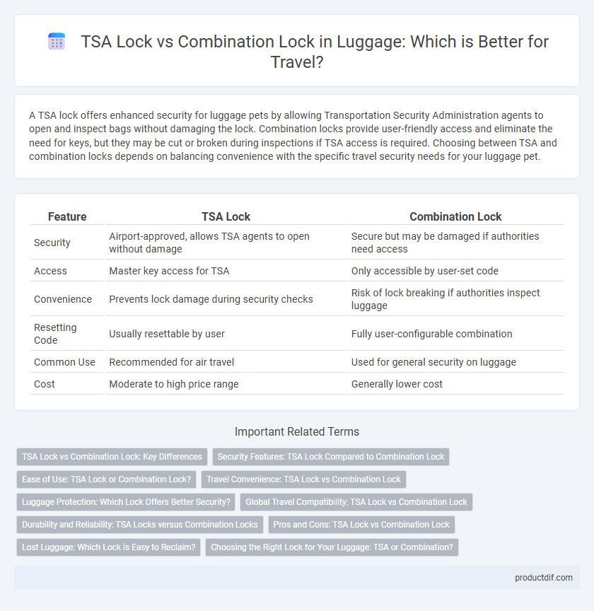 TSA Lock vs Combination Lock in Luggage: Which is Better for Travel?