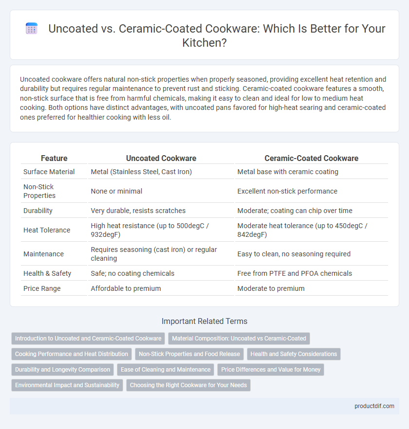 Uncoated vs. Ceramic-Coated Cookware: Which Is Better for Your Kitchen?