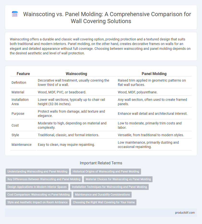 Wainscoting vs. Panel Molding: A Comprehensive Comparison for Wall Covering Solutions