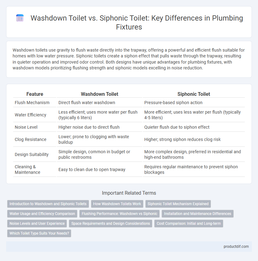 Washdown Toilet vs. Siphonic Toilet: Key Differences in Plumbing Fixtures