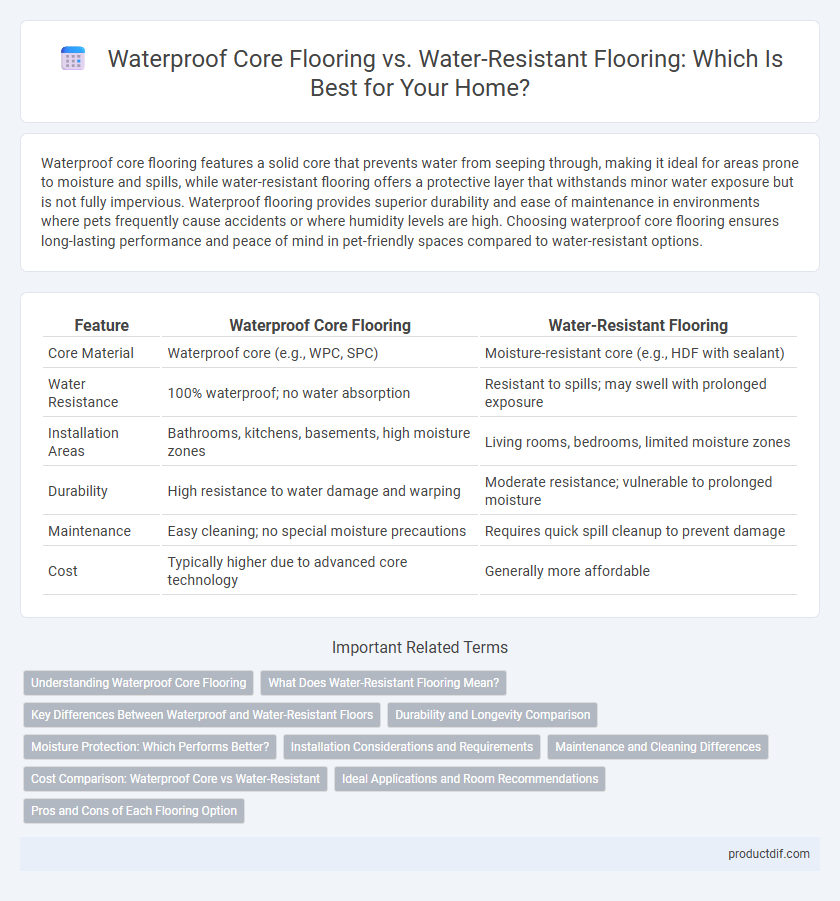 Waterproof Core Flooring vs. Water-Resistant Flooring: Which Is Best for Your Home?