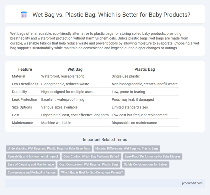 Wet Bag vs. Plastic Bag: Which is Better for Baby Products?