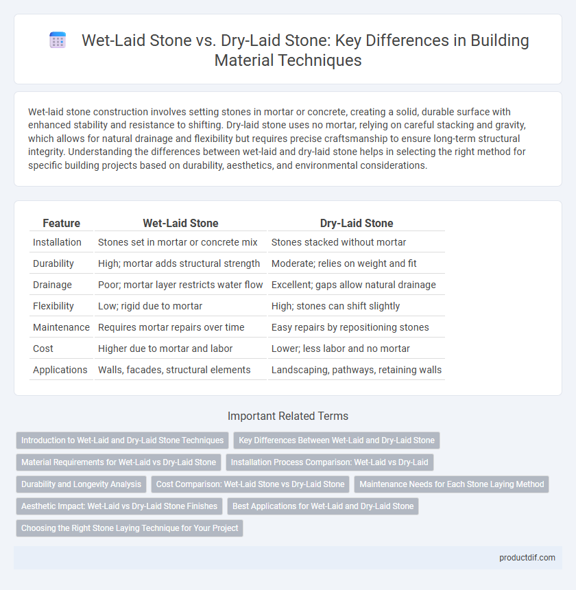 Wet-Laid Stone vs. Dry-Laid Stone: Key Differences in Building Material Techniques