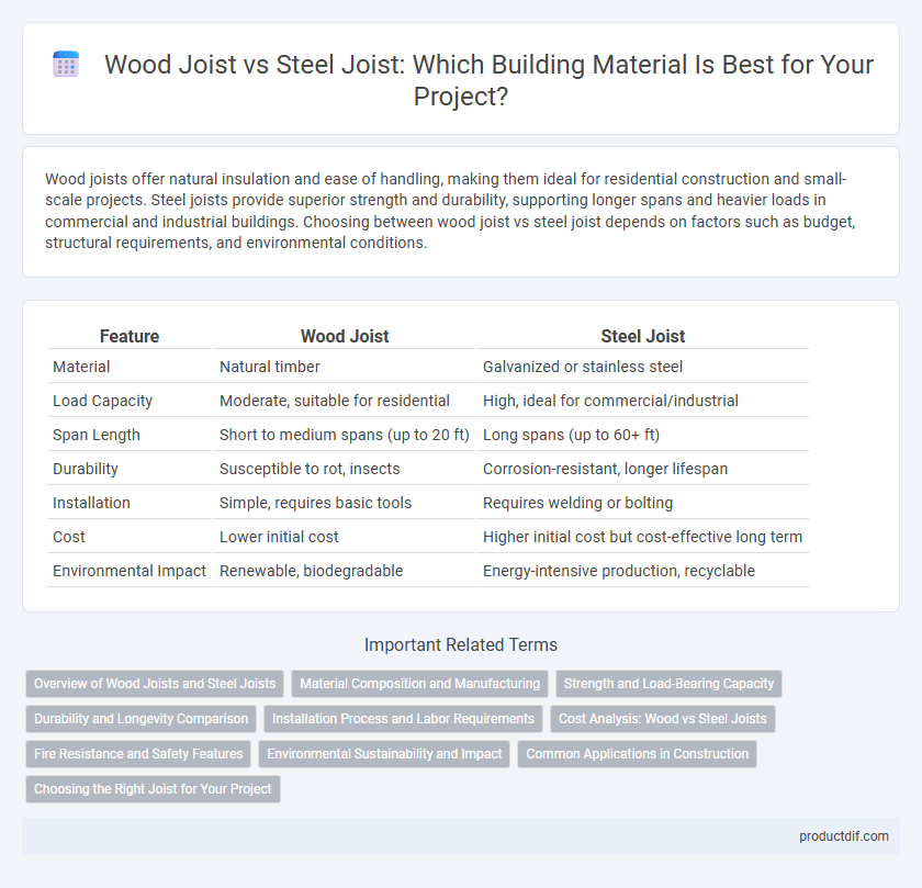 Wood Joist vs Steel Joist: Which Building Material Is Best for Your Project?