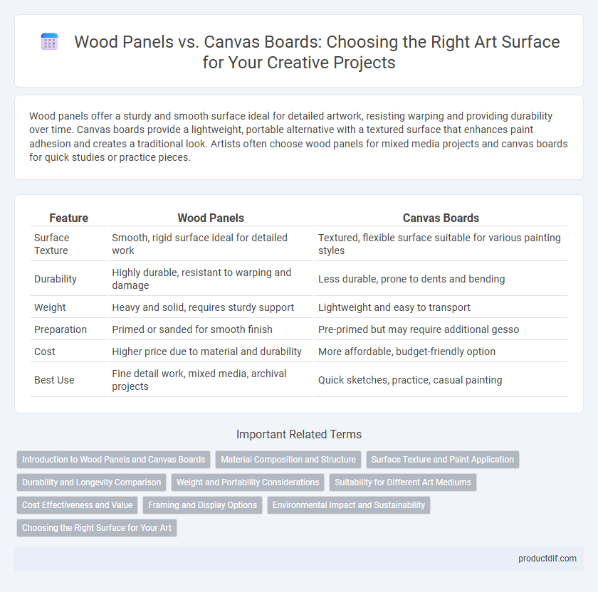 Wood Panels vs. Canvas Boards: Choosing the Right Art Surface for Your Creative Projects