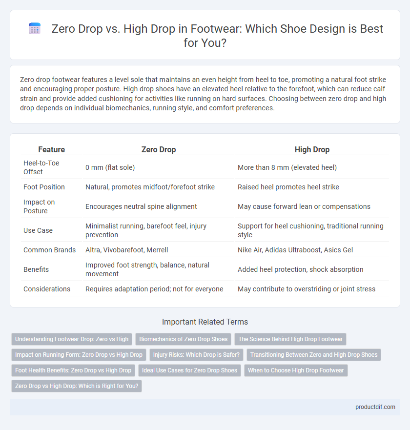 Zero Drop vs. High Drop in Footwear: Which Shoe Design is Best for You?