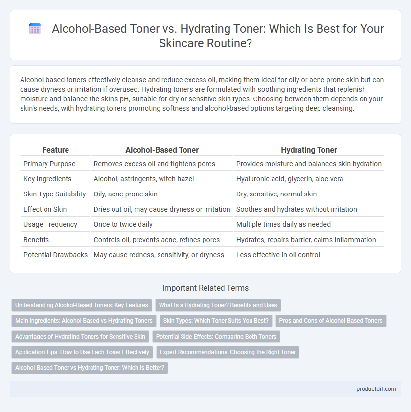 Alcohol-Based Toner vs. Hydrating Toner: Which Is Best for Your Skincare Routine?