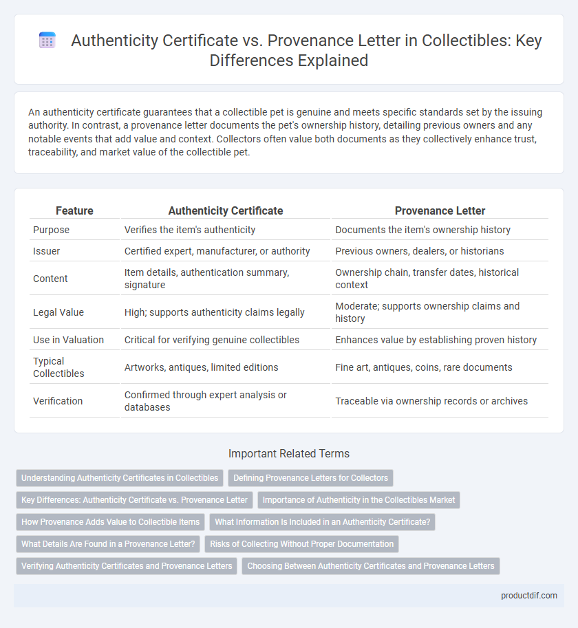 Authenticity Certificate vs. Provenance Letter in Collectibles: Key Differences Explained