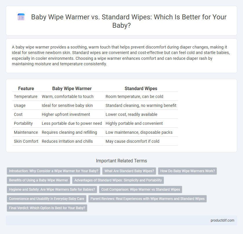 Baby Wipe Warmer vs. Standard Wipes: Which Is Better for Your Baby?
