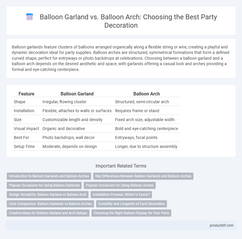 Balloon Garland vs. Balloon Arch: Choosing the Best Party Decoration
