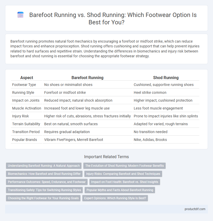 Barefoot Running vs. Shod Running: Which Footwear Option Is Best for You?