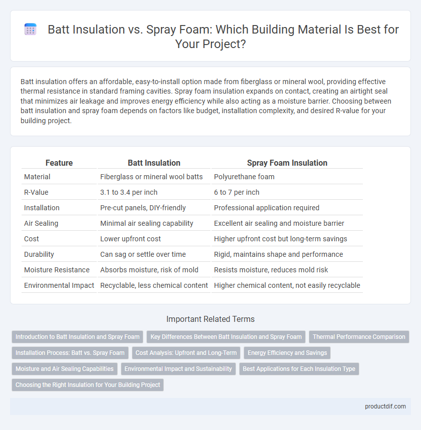 Batt Insulation vs. Spray Foam: Which Building Material Is Best for Your Project?