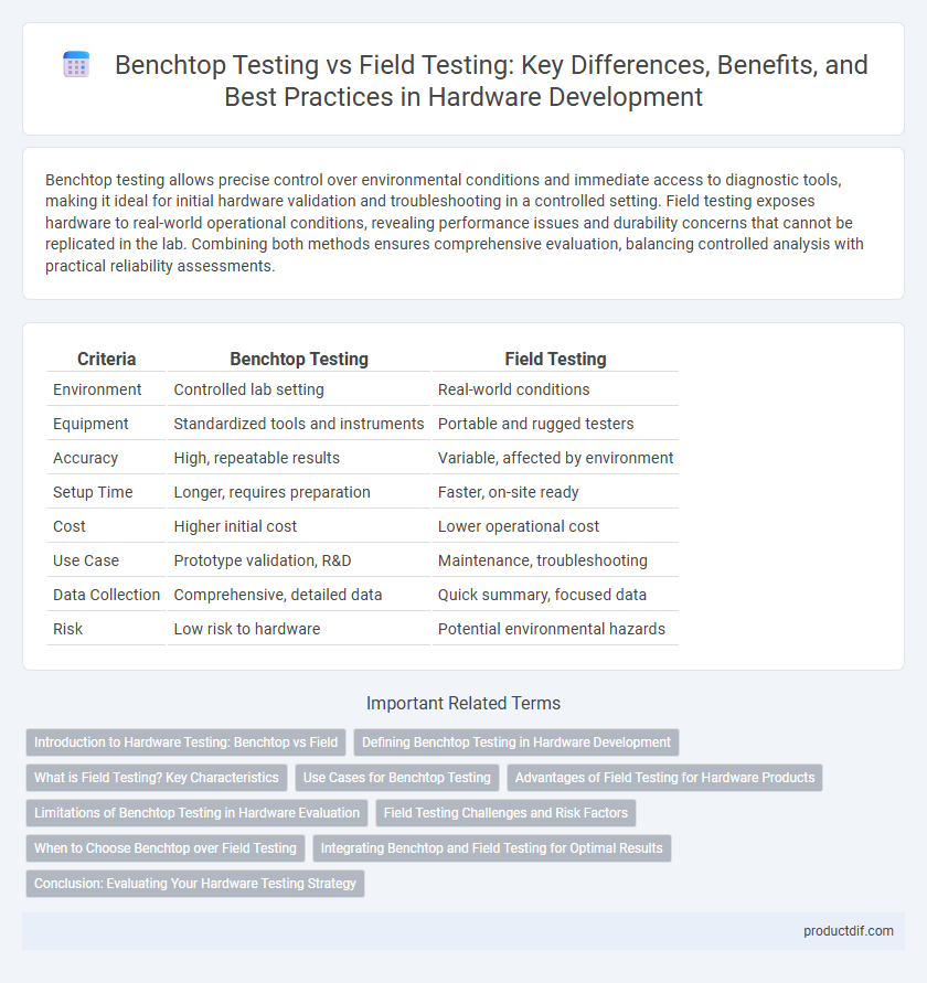 Benchtop Testing vs Field Testing: Key Differences, Benefits, and Best Practices in Hardware Development
