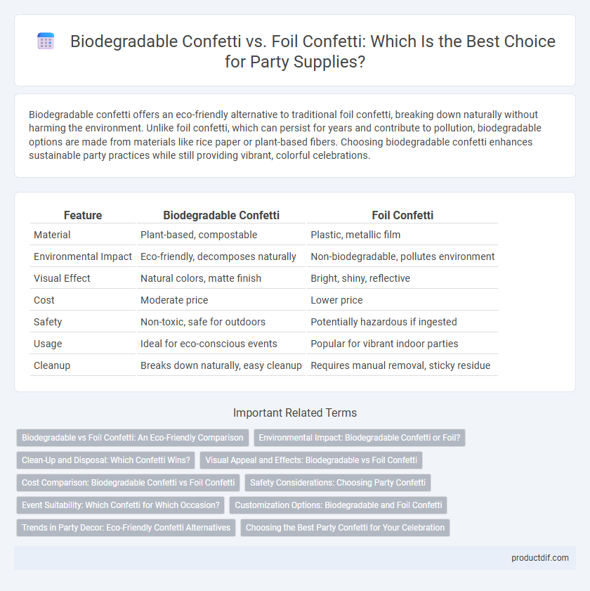 Biodegradable Confetti vs. Foil Confetti: Which Is the Best Choice for Party Supplies?