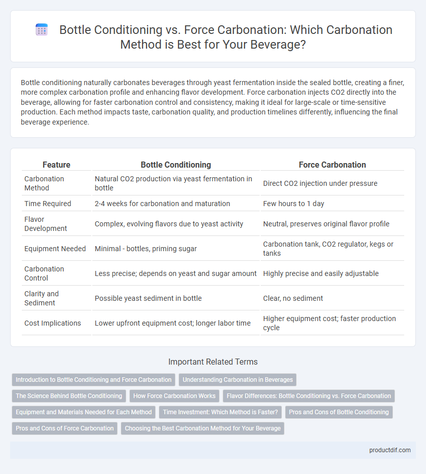 Bottle Conditioning vs. Force Carbonation: Which Carbonation Method is Best for Your Beverage?