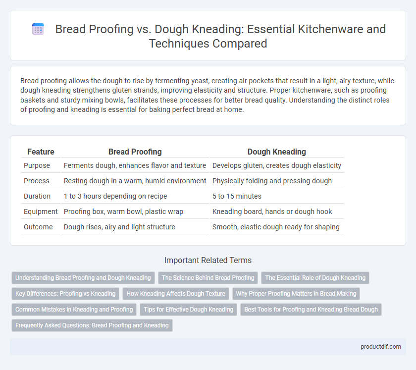 Bread Proofing vs. Dough Kneading: Essential Kitchenware and Techniques Compared