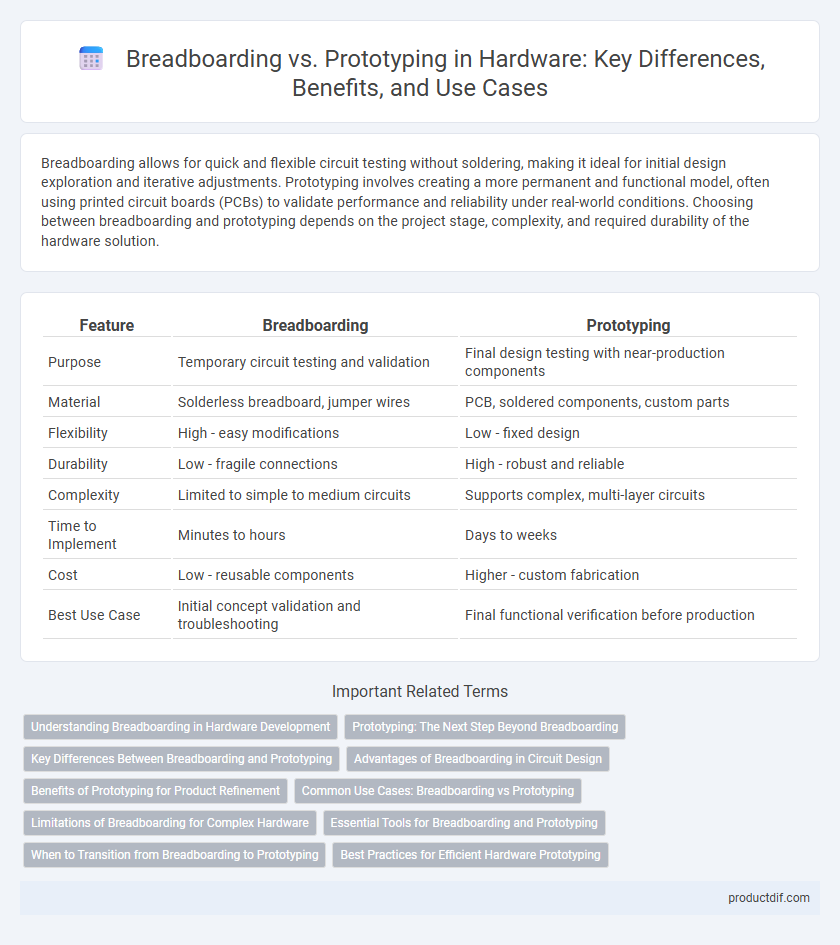 Breadboarding vs. Prototyping in Hardware: Key Differences, Benefits, and Use Cases