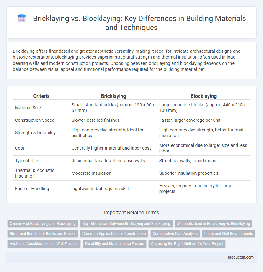 Bricklaying vs. Blocklaying: Key Differences in Building Materials and Techniques