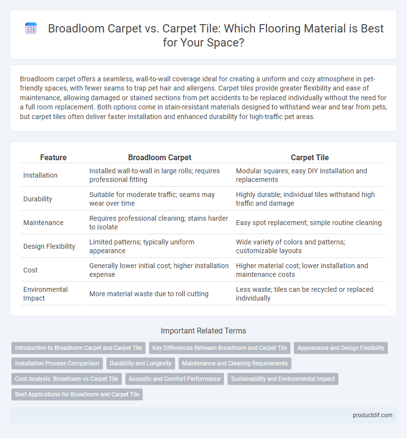 Broadloom Carpet vs. Carpet Tile: Which Flooring Material is Best for Your Space?