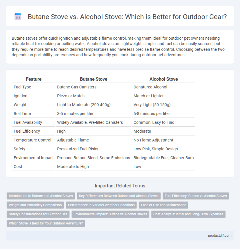 Butane Stove vs. Alcohol Stove: Which is Better for Outdoor Gear?