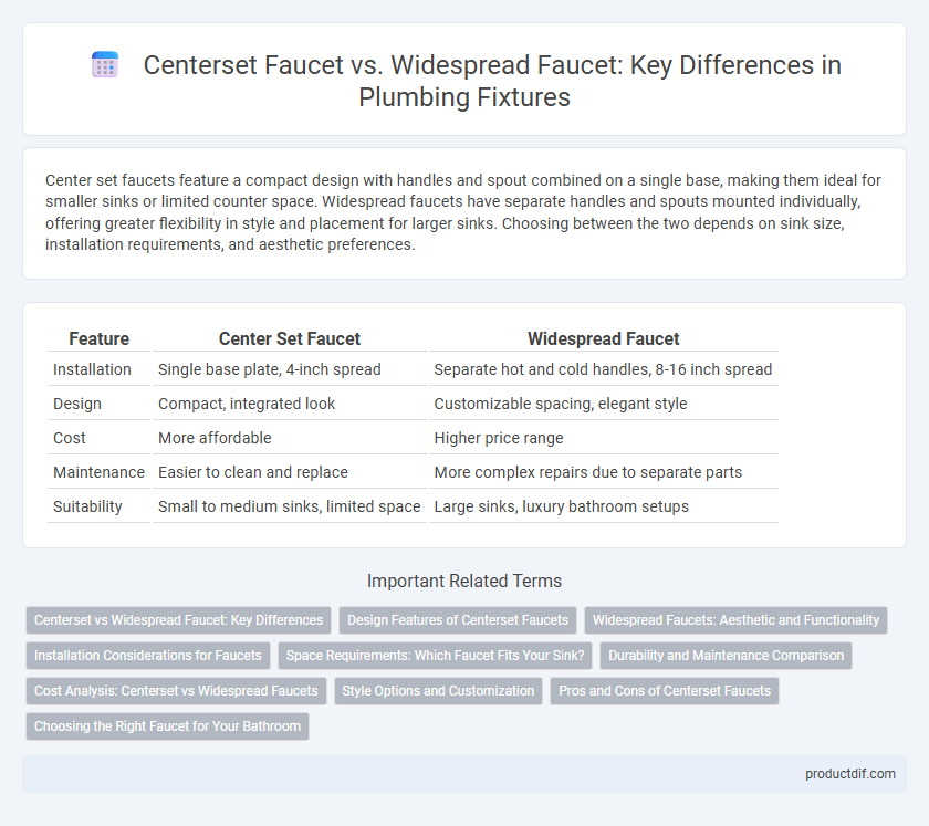 Centerset Faucet vs. Widespread Faucet: Key Differences in Plumbing Fixtures