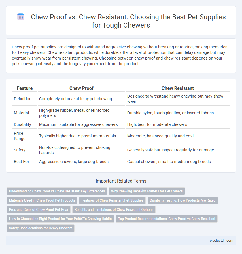 Chew Proof vs. Chew Resistant: Choosing the Best Pet Supplies for Tough Chewers