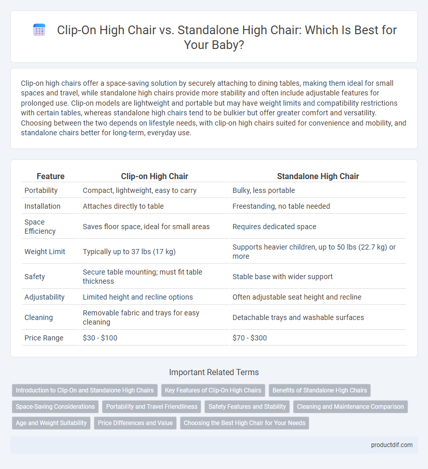 Clip-On High Chair vs. Standalone High Chair: Which Is Best for Your Baby?