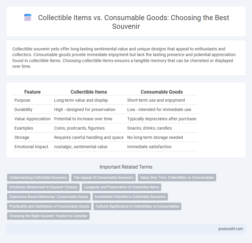 Collectible Items vs. Consumable Goods: Choosing the Best Souvenir