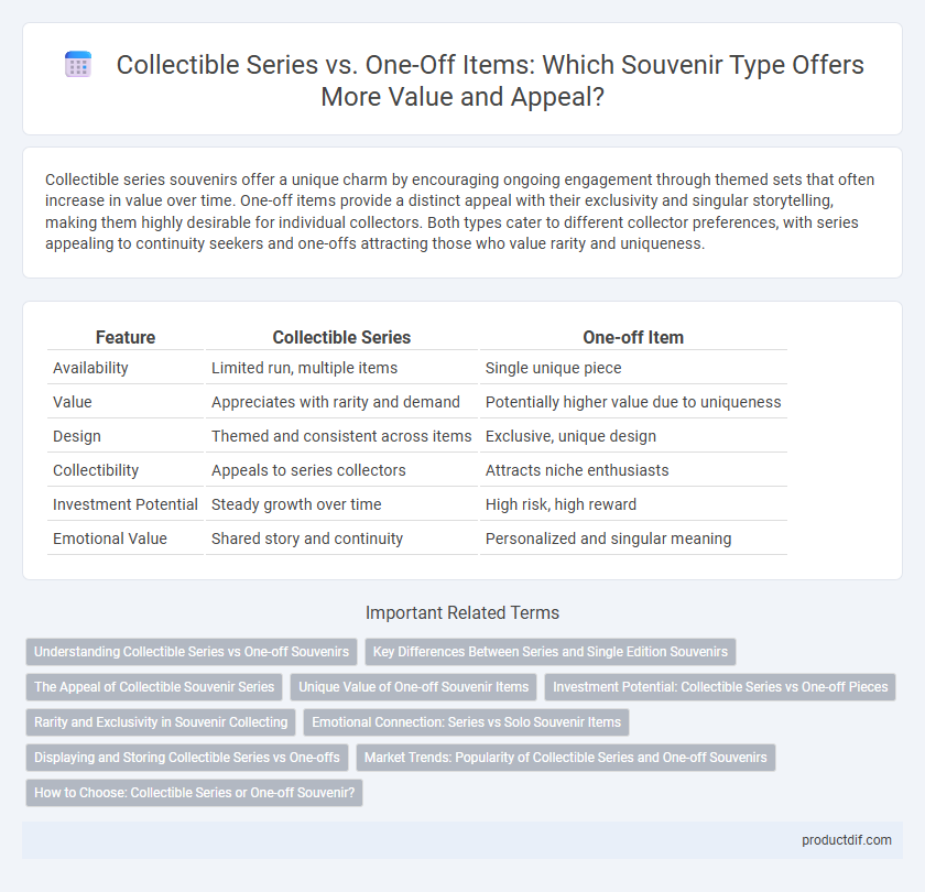 Collectible Series vs. One-Off Items: Which Souvenir Type Offers More Value and Appeal?