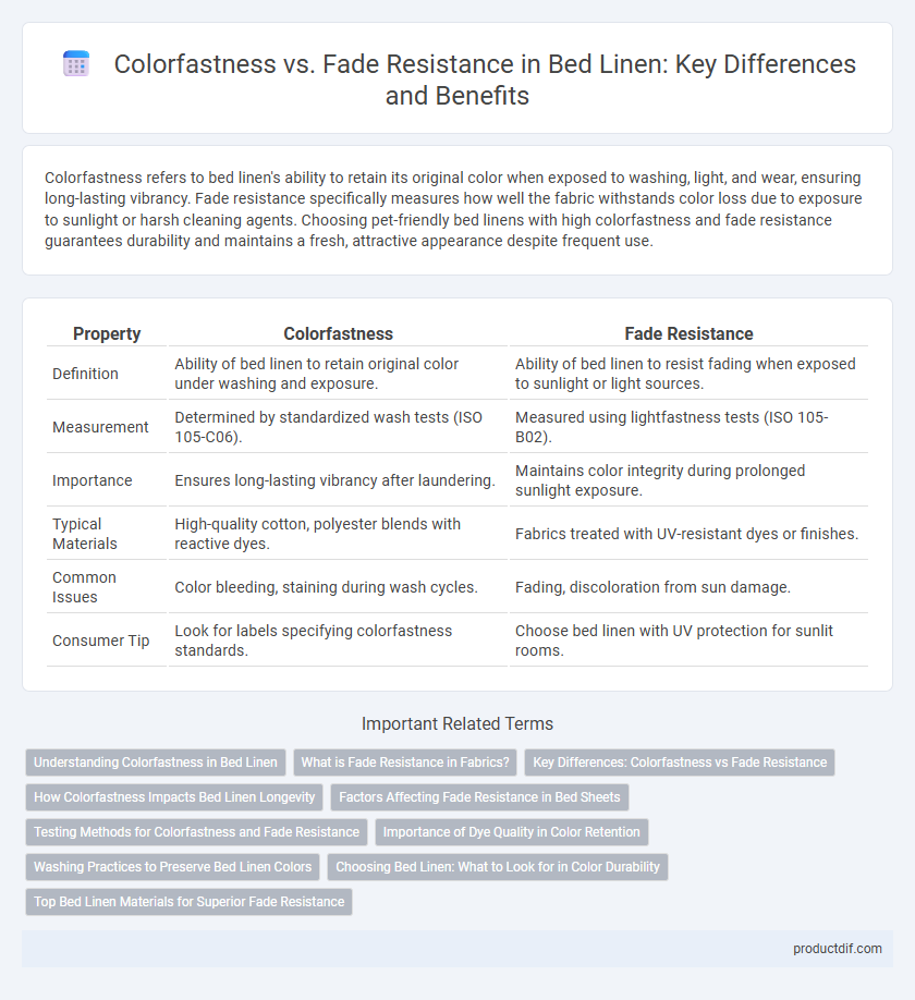 Colorfastness vs. Fade Resistance in Bed Linen: Key Differences and Benefits