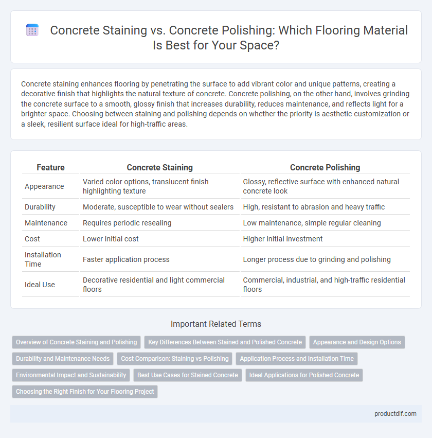 Concrete Staining vs. Concrete Polishing: Which Flooring Material Is Best for Your Space?